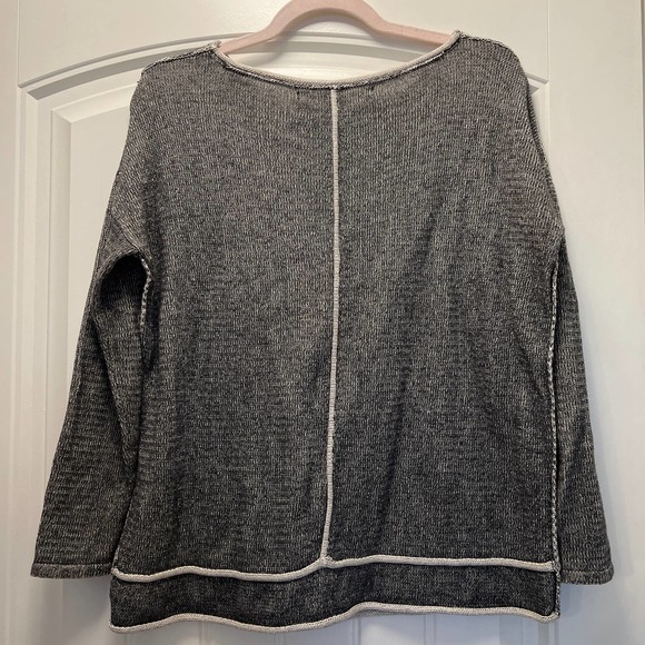 Max Studio Women’s Minimalist‎ Long Sleeve Crewneck Pullover Sweater Size S Gray - Picture 6 of 6